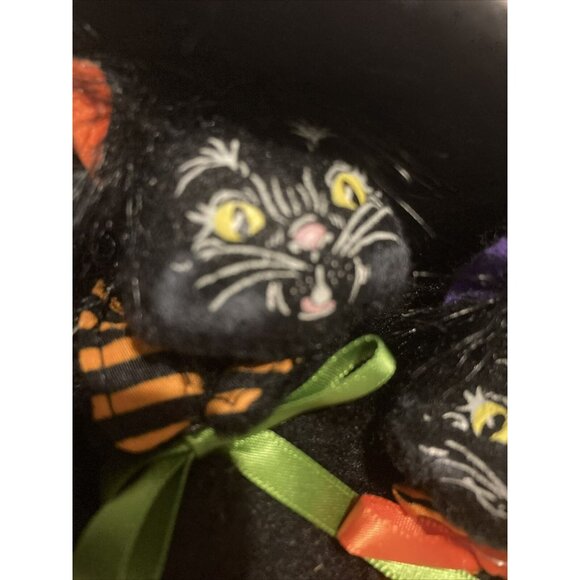 ANNALEE 7" Halloween Witch Cats Trio, NWT - Picture 11 of 12